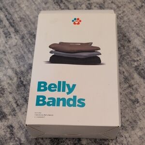 Belly Bands for Dogs - Brown, Gray, Black